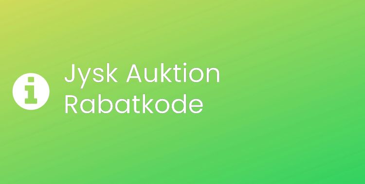 Jysk Auktion Header