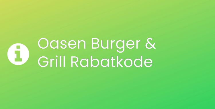 Oasen Burger & Grill Header
