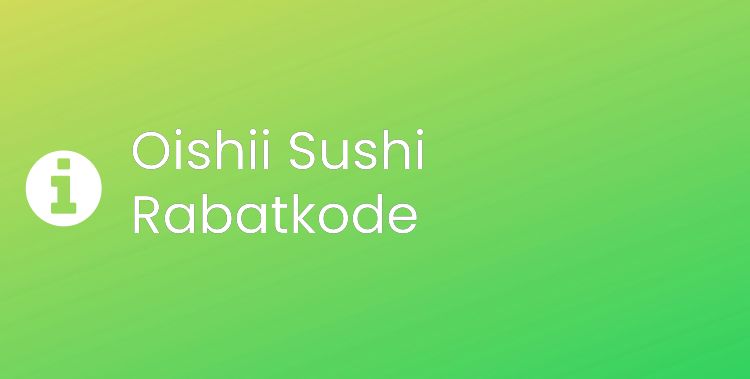 Oishii Sushi Header