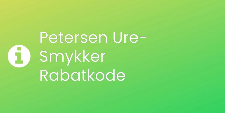 Petersen Ure-Smykker Header