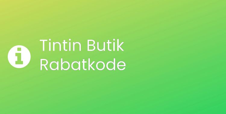 Tintin Butik Header