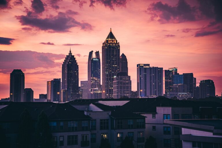 Atlanta skyline at sunset, Georgia