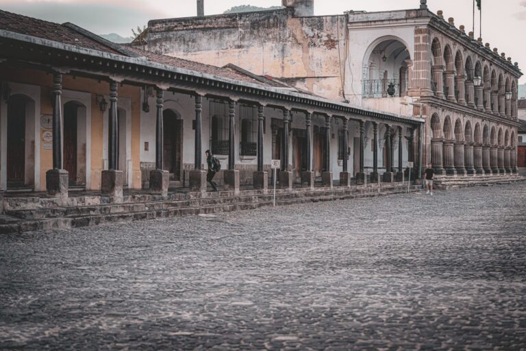 Colonial arcades of Antigua Guatemala